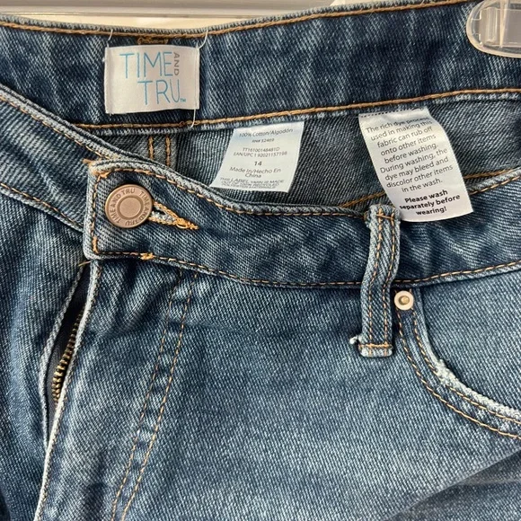 Time and Tru Dark Blue Denim Shorts - Picture 4 of 4